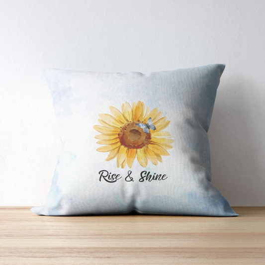 "Rise & Shine" Pillow