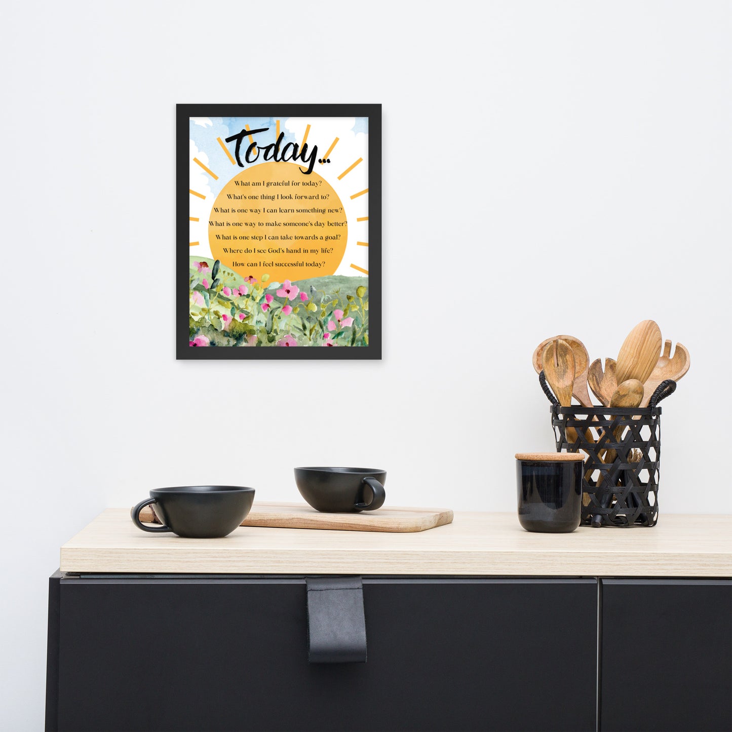 "Today" Framed Art