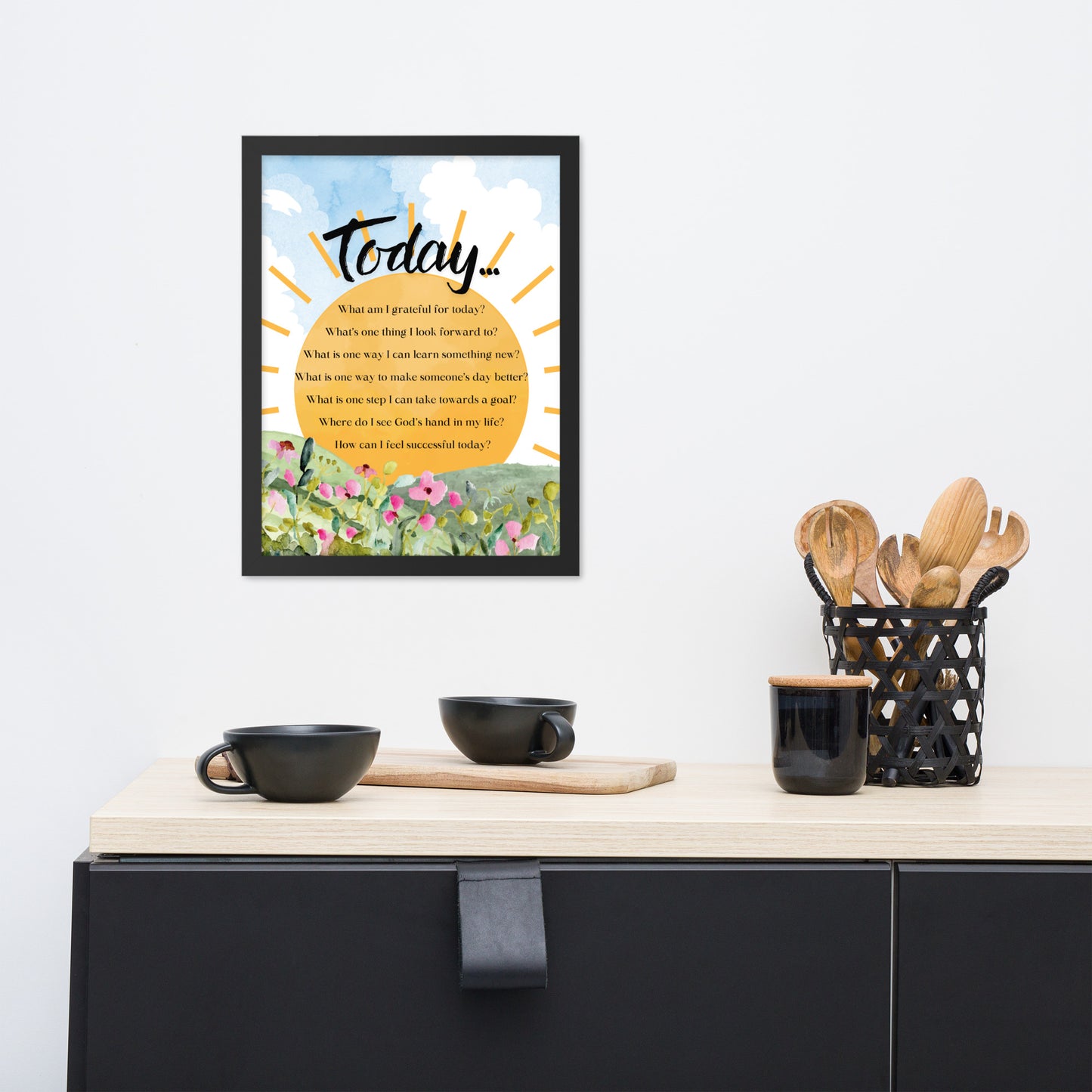 "Today" Framed Art