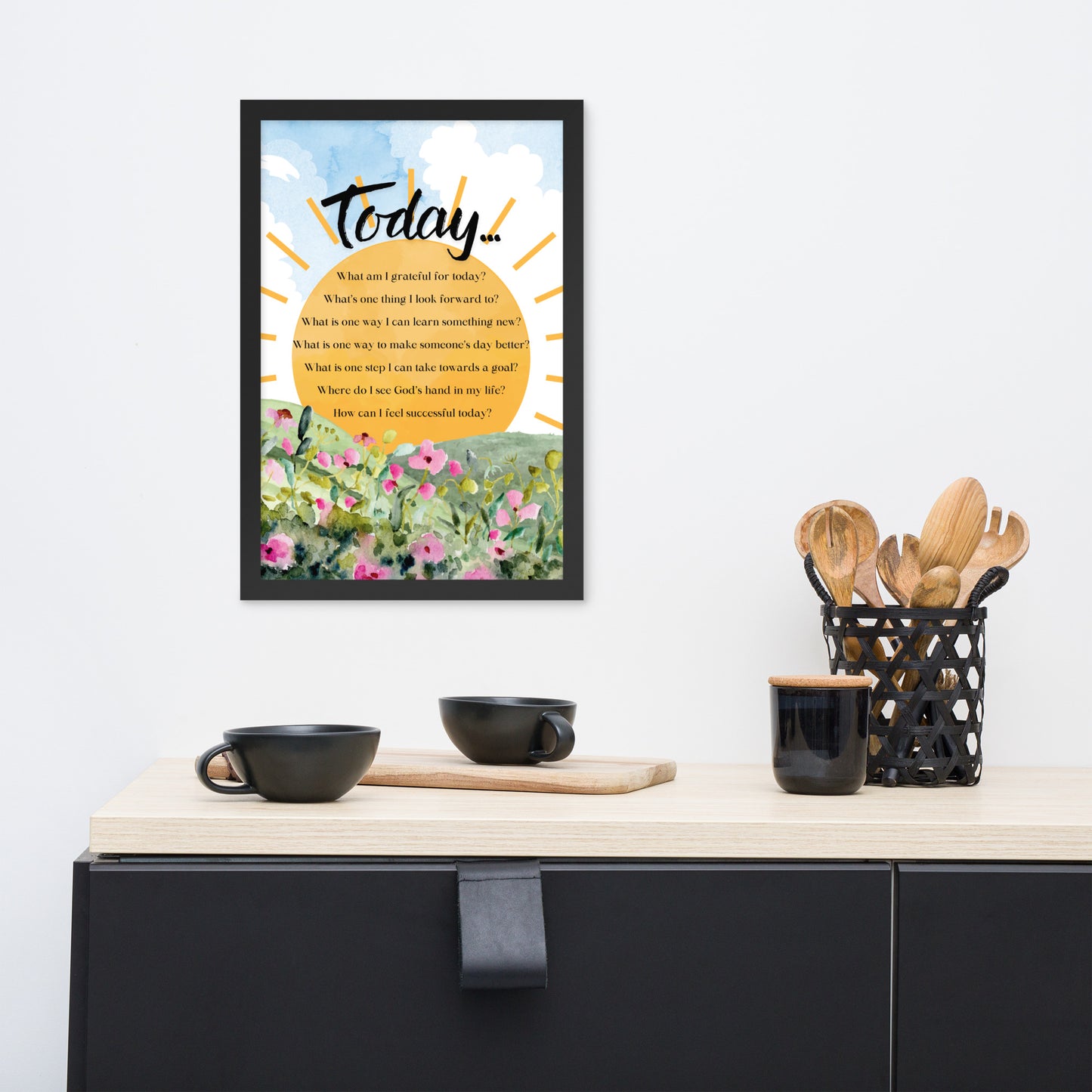 "Today" Framed Art