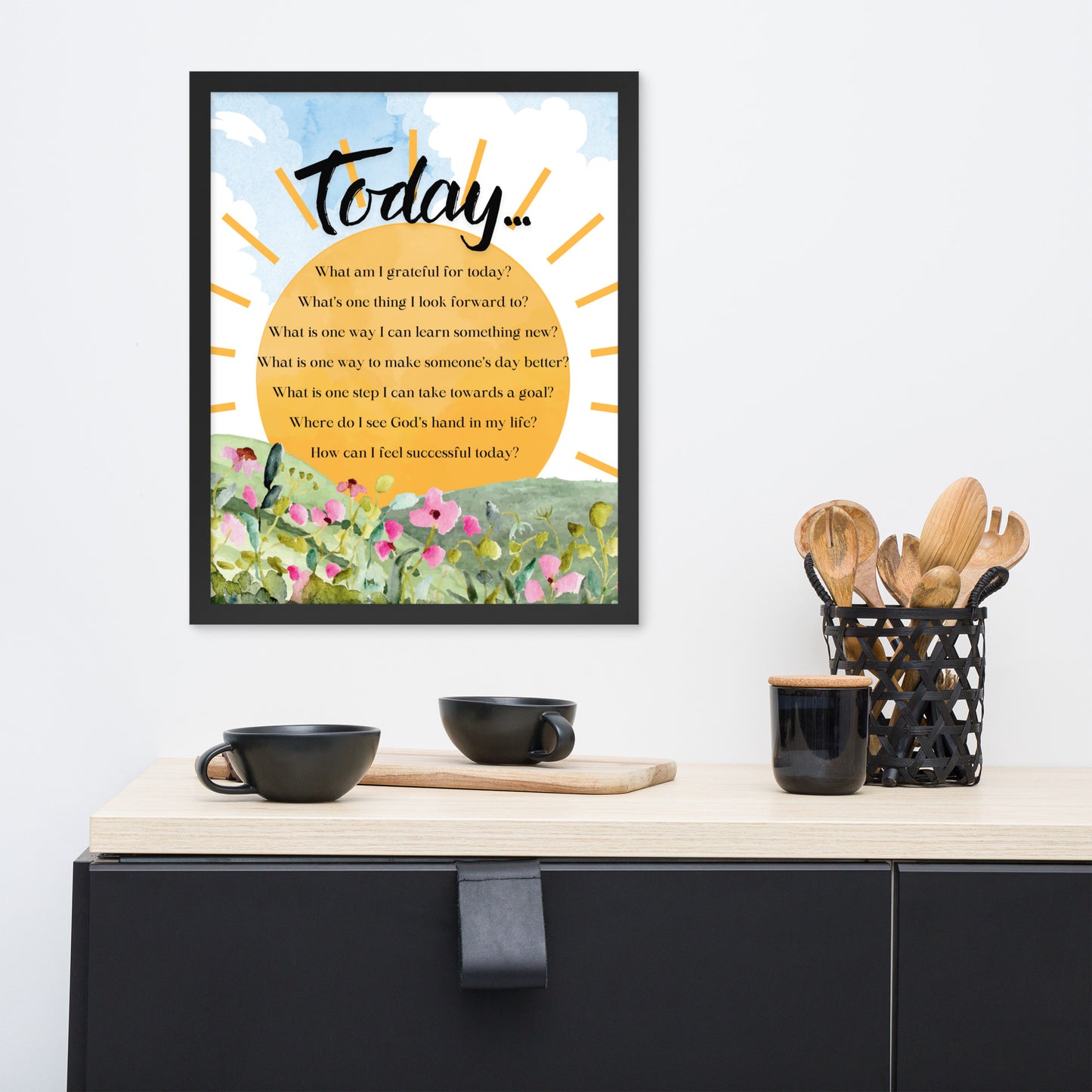 "Today" Framed Art