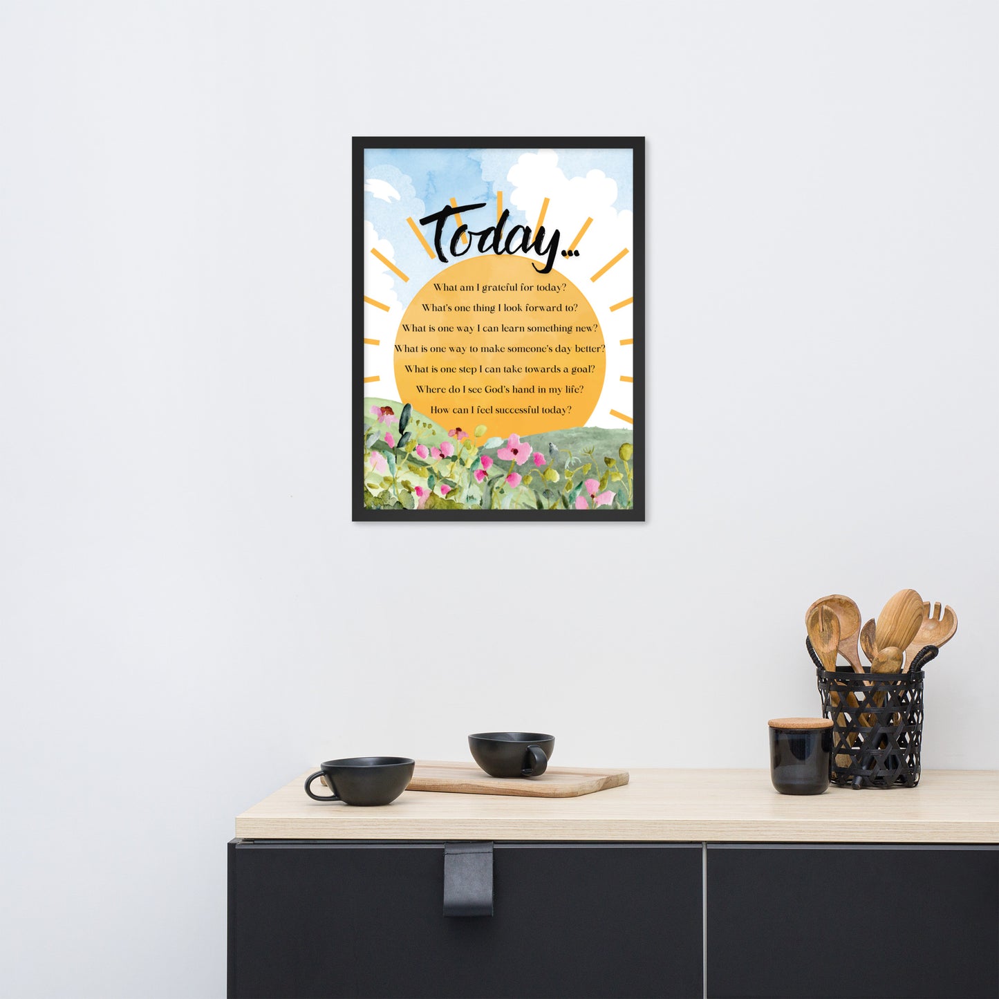 "Today" Framed Art