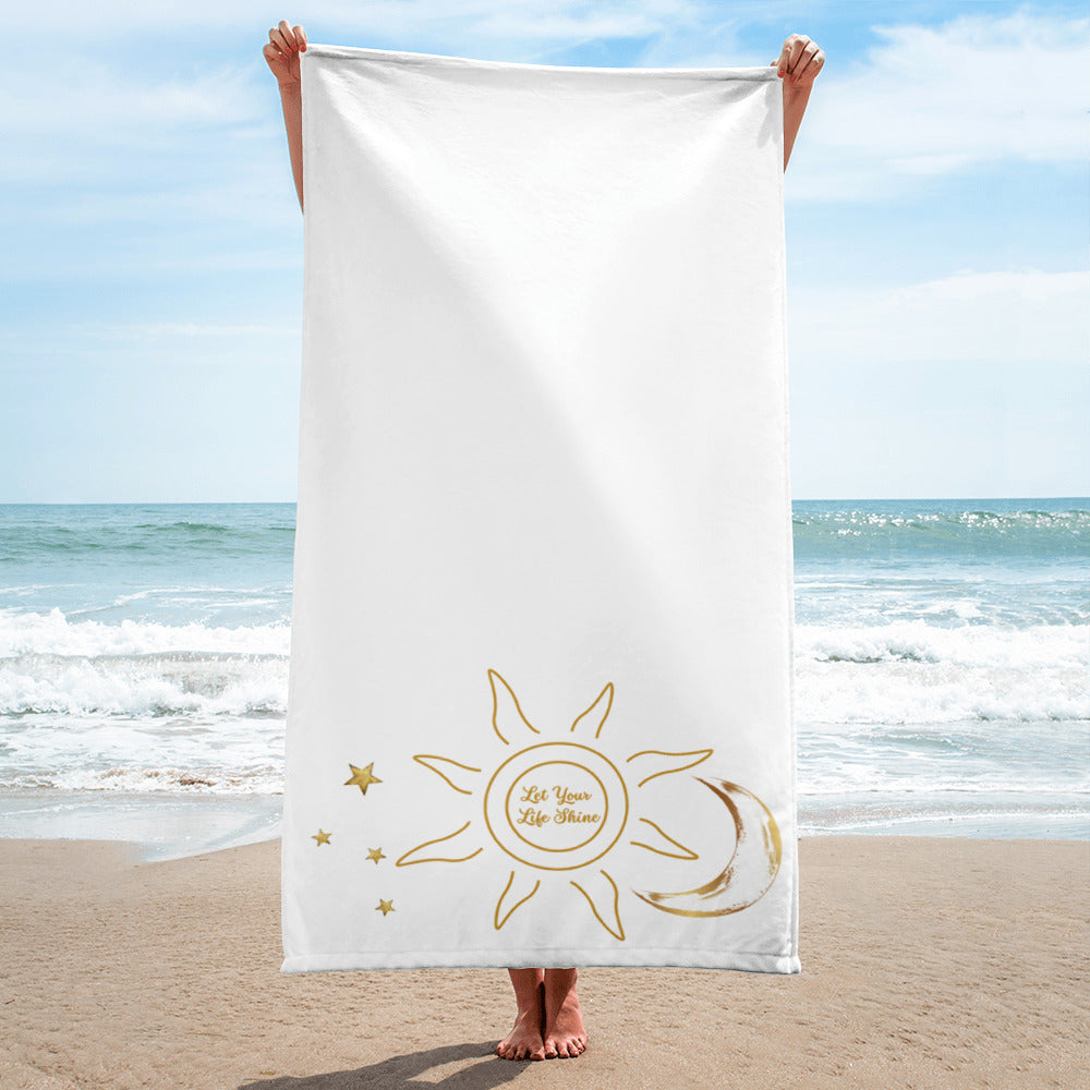 "Let Your Life Shine" Beach Towel