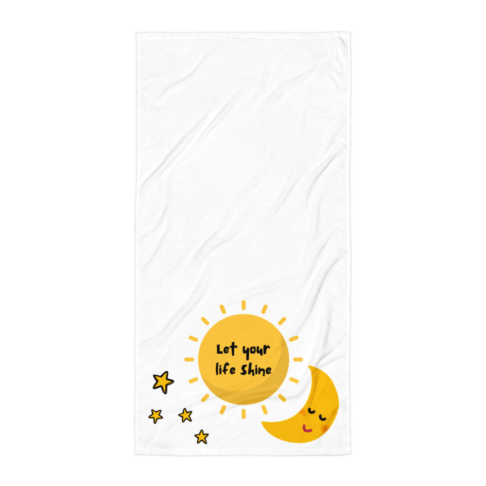 Sun, Moon, & Stars Beach Towel