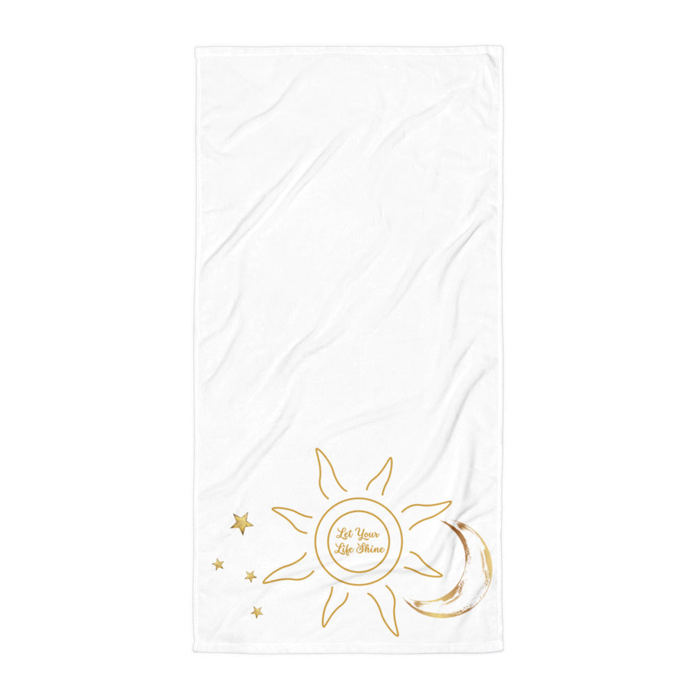 "Let Your Life Shine" Beach Towel