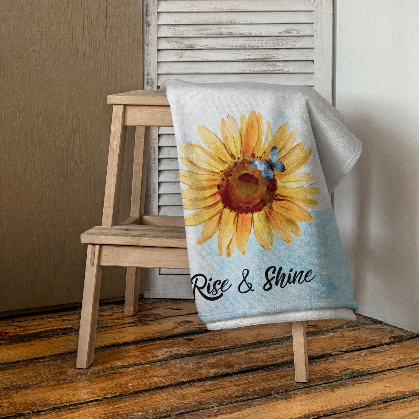 "Rise & Shine" Towel