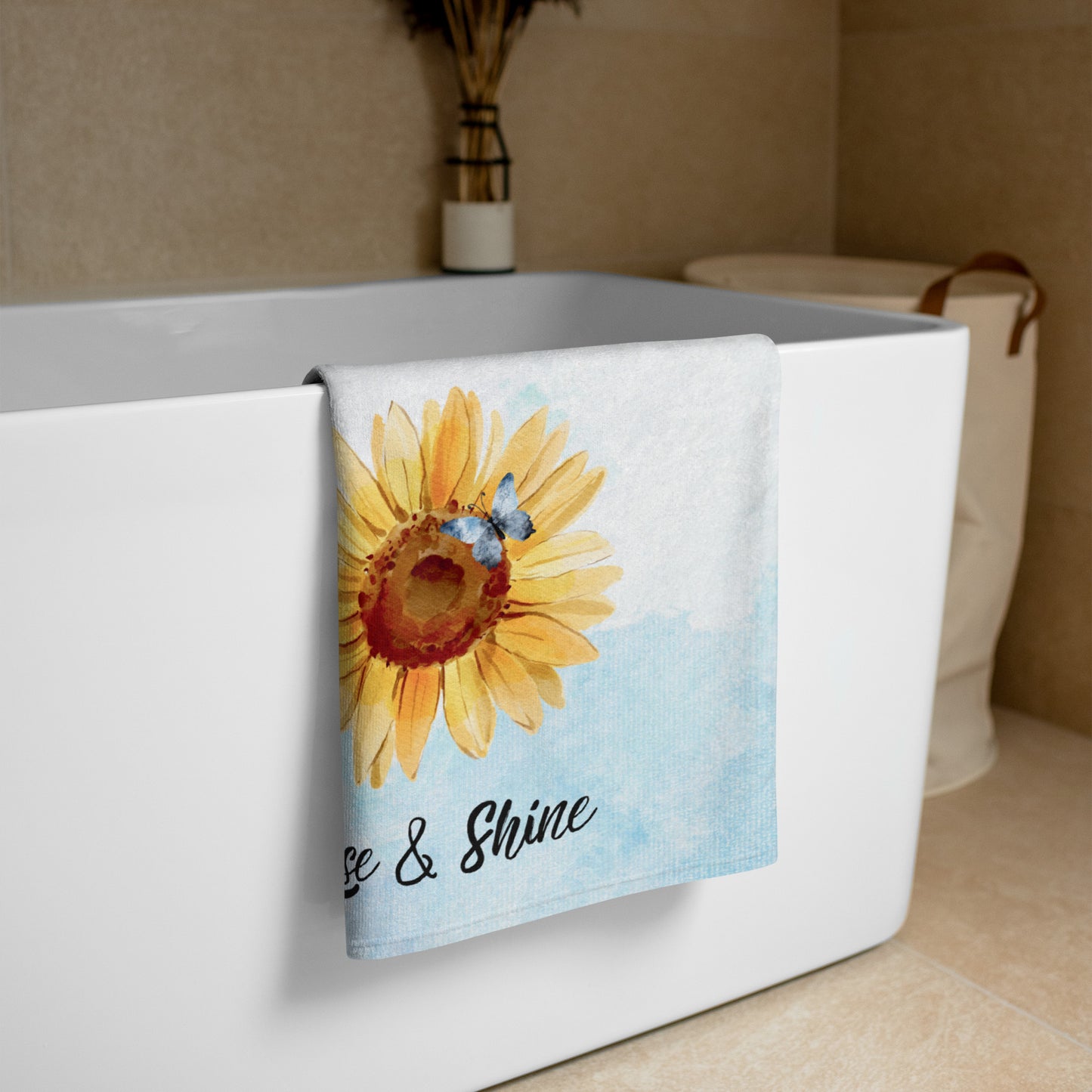 "Rise & Shine" Towel